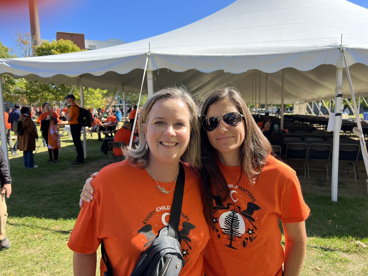 🧡 Thankful to be with peers and community leaders at UWaterloo today. We wear orange to honour Residential school survivors, those who did not survive, and their descendants. #EveryChildMatters #UWaterlooProud