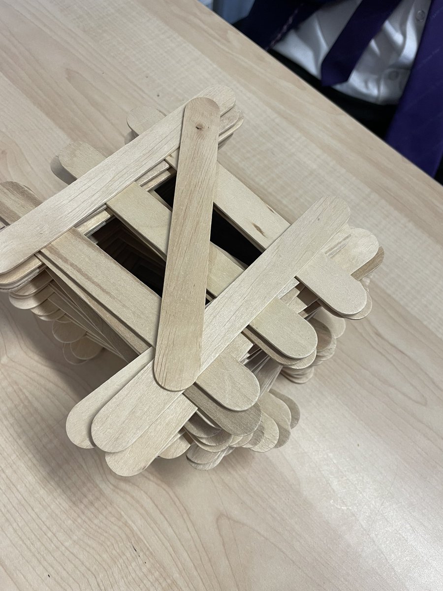 GreshamMiss's tweet photo. Team building activities with 9B5 today. Some lovely tall towers!! Very proud of their communication skills #NQT https://t.co/geWkz50ENL