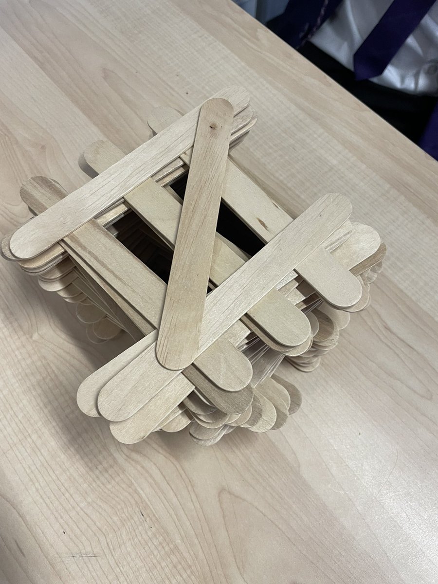 GreshamMiss's tweet photo. Team building activities with 9B5 today. Some lovely tall towers!! Very proud of their communication skills #NQT https://t.co/geWkz50ENL