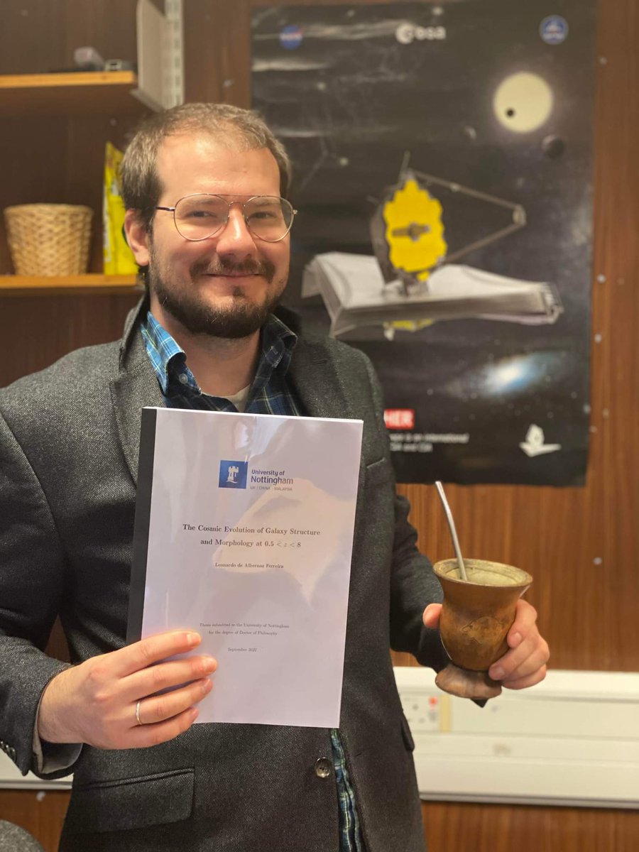 Today I submitted my PhD Thesis <a href="/UoN_PhysicsPG/">UoN Physics PG</a>, including two science chapters on JWST science 😊. Many people helped me reach this point, but special thanks to my awesome supervisor <a href="/conselice/">Christopher Conselice</a> and all the staff at Nottingham. Really happy day.