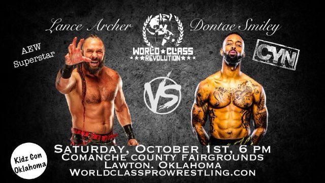 Tomorrow in Lawton OK! <a href="/WorldClassRev/">World Class Revolution</a>