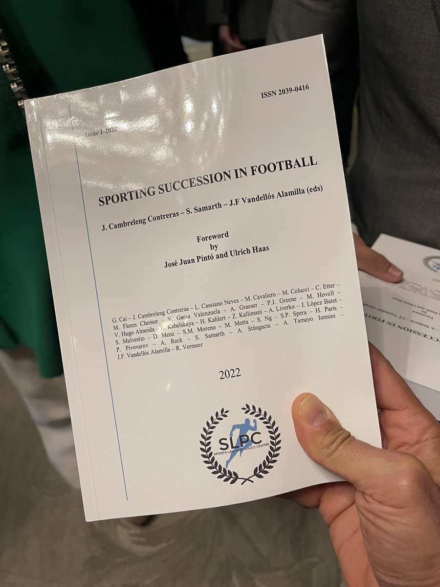 mottamarcos's tweet image. Aliás, hj aqui na Suíça lançamos o livro “Sports Succession in Football”. A mais completa obra com tópicos em torno da sucessão desportiva, na qual tenho a honra de ser co-autor ao lado de @malvestefano e @vhalmeida. A organização ficou a cargo de Jaime Cambreleng e @jfvandellos.