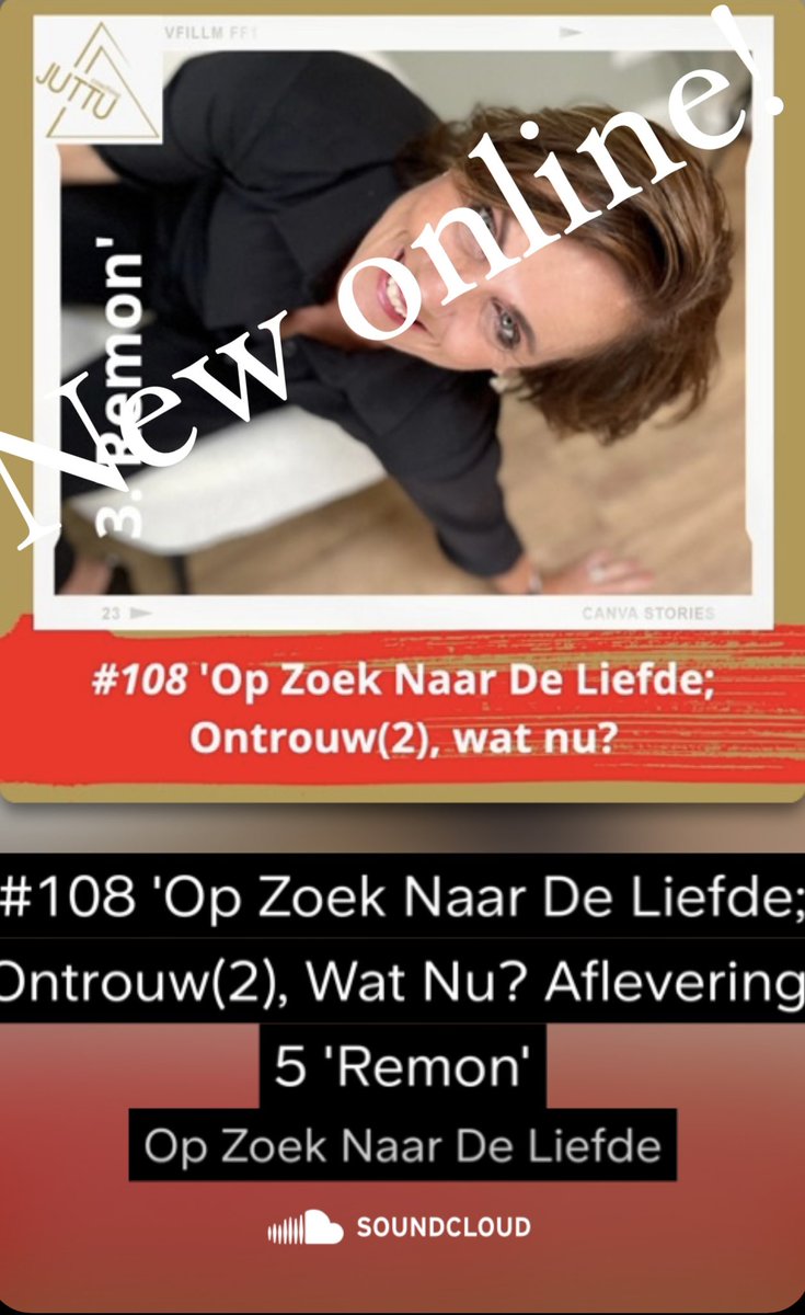 BurgersAnnette's tweet photo. #108 'Op Zoek Naar De Liefde; Ontrouw(2), Wat Nu? Aflevering. 5 'Remon' van Op Zoek Naar De Liefde op #SoundCloud https://t.co/eHrYMHatE2

#ontrouw #vreemdgaan #affaire #overspel #liefde #liefdesverdriet https://t.co/H2DCC0ir0l
