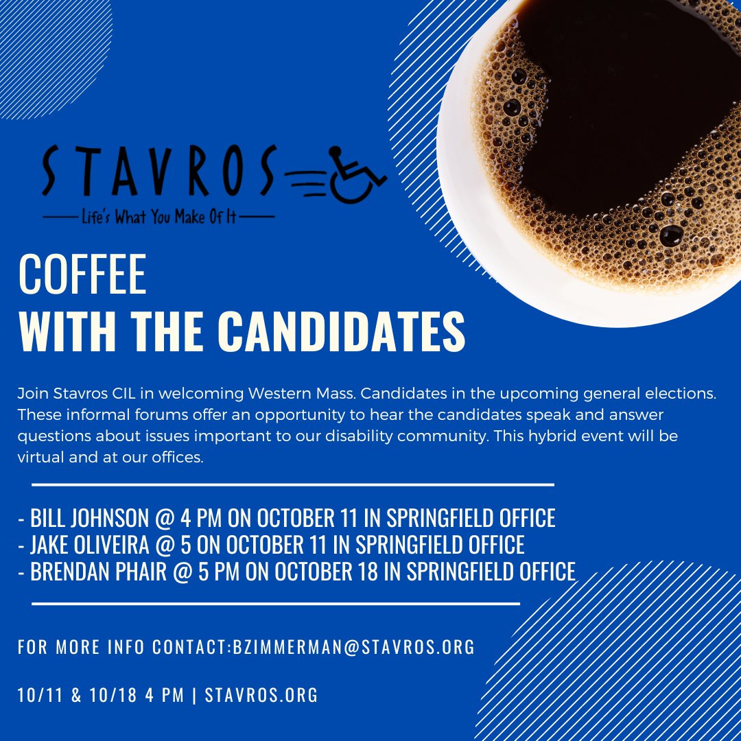 StavrosCILMA's tweet photo. Coffee with the Candidates 10/11 &amp; 18th - https://t.co/AM5sfy3kEt https://t.co/VTruYsq91T