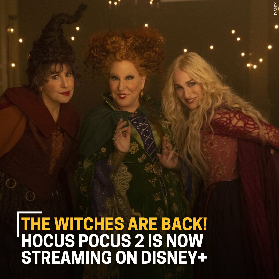 The Sanderson sisters are back! >> bit.ly/3URUMab