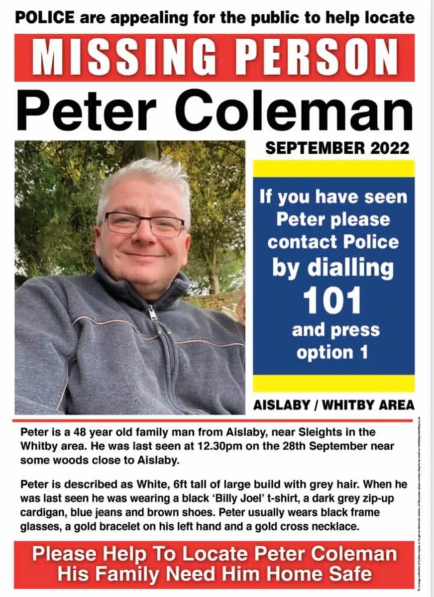 WhitbyRugbyClub's tweet photo. We hope he is found soon. @CandCSport @RFUNorthClubSup @yorkshire_rfu @TotalWhitby @spanswicktweets @CoastFamilies @ThisCoast @BBCTees @NYP_Scarborough @NYorksPolice https://t.co/Nam9yfPQCe