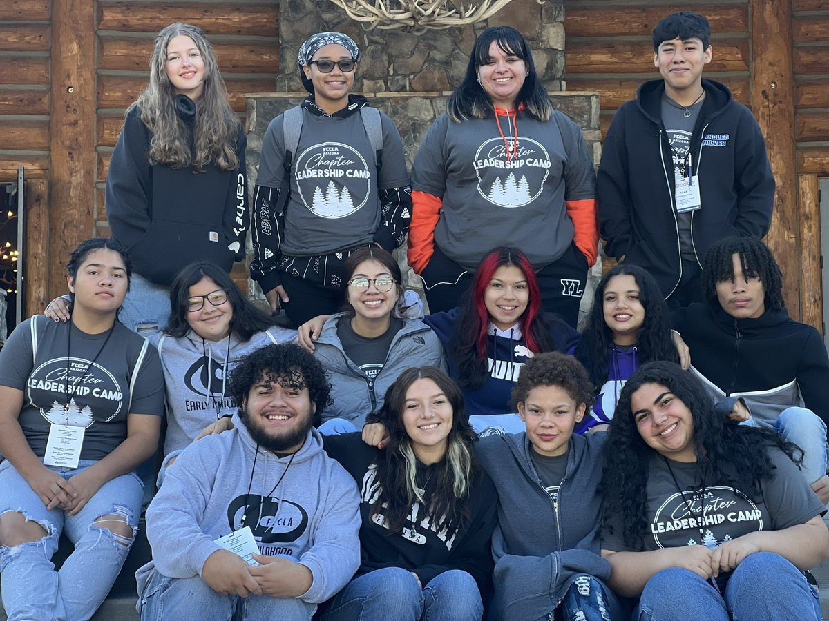 We had a great time at FCCLA Leadership Camp. These proud leaders built friendships, chapter strength, and new leadership skills. <a href="/NationalFCCLA/">National FCCLA®</a> <a href="/arizonafccla/">Arizona FCCLA</a> <a href="/CHSWolvesAZ/">Chandler High School</a>