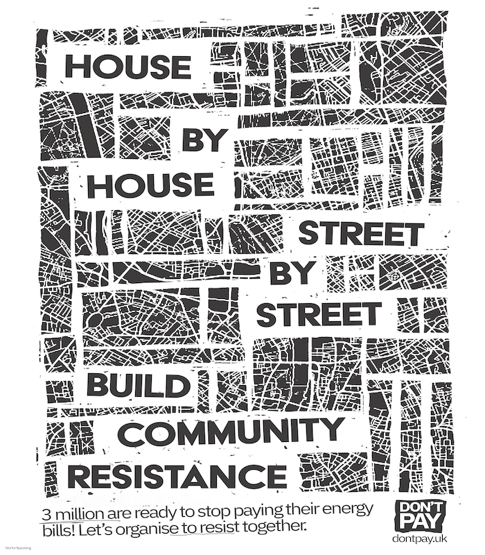 Building #community campaign of non-payment of #energybills like <a href="/dontpayuk/">Don't Pay.</a> takes time, effort &amp; legwork - door2door.
👉#CommunityResistance = co-operation, solidarity, mutual aid &amp; direct action.
👉That's how #polltax was beaten - the demos were💥 but the legwork was first🚶‍♀️💪