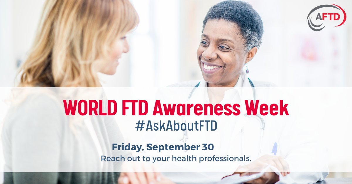 AFTDHope's tweet photo. 🌍 On day six of #WorldFTDAwarenessWeek2022 we're urging our community to get their health professionals to #AskAboutFTD by sharing resources found on https://t.co/POPuyTAKme https://t.co/cHhajvRBUo