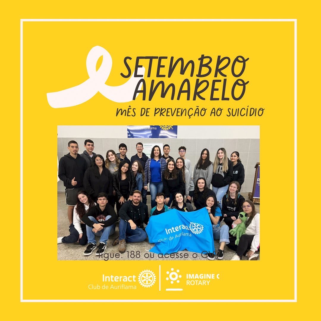 interactauri's tweet image. Na última quarta feira, 28/09, nós do Interact Auriflama, recebemos o Psicólogo Raphael, para que nos proporcionasse um momento de conversa sobre a importância da campanha do setembro amarelo.
Adoramos a reunião e a sua visita, obrigada pela conversa Rapha💛