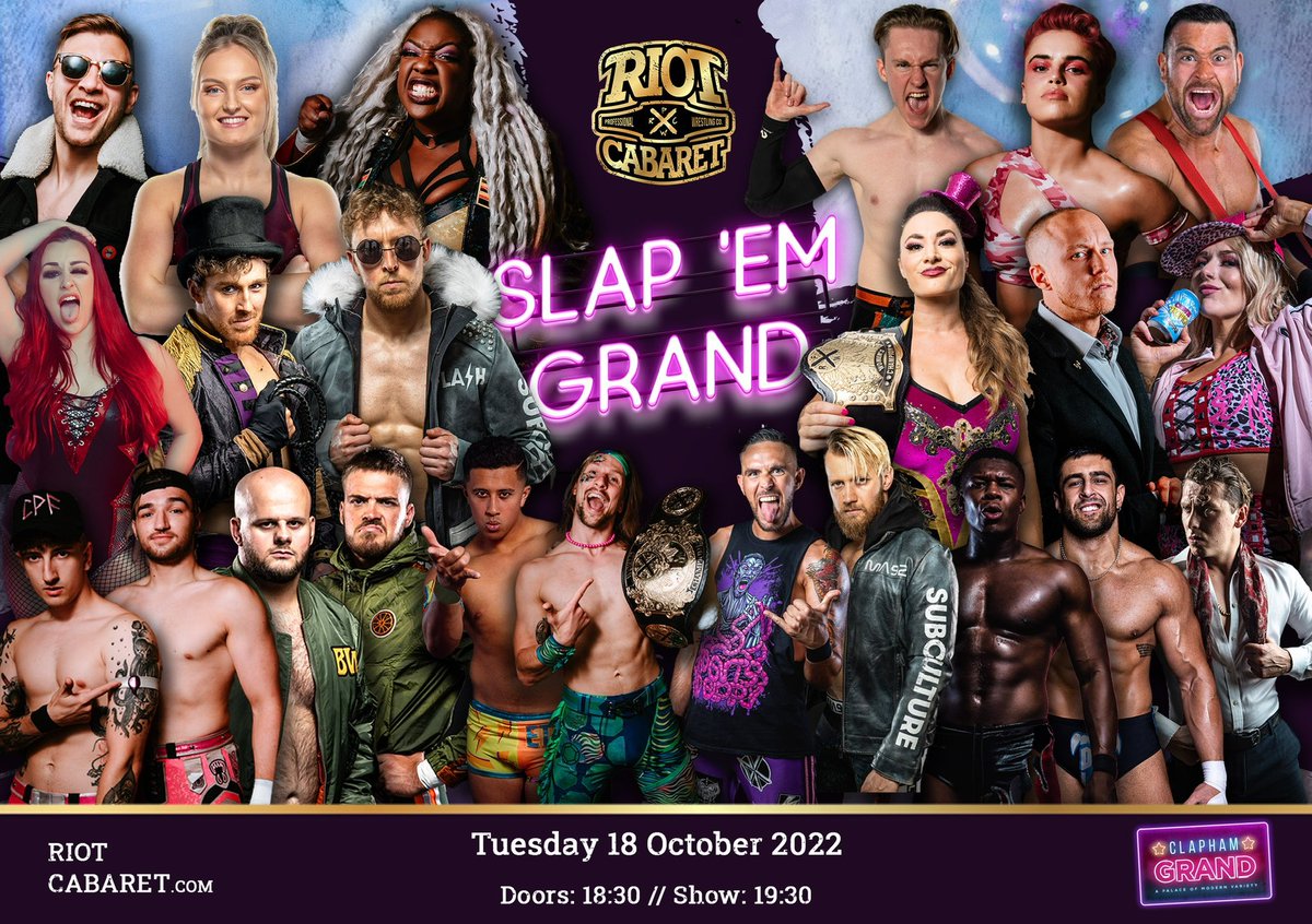 seanAthorne's tweet photo. If you've ever been thinking about coming to one of our @RiotCabaret shows, I PROMISE you Slap 'Em Grand on October 18th is THE one to check out... Here are the reasons why...  🧵 https://t.co/RMx85ugaAH