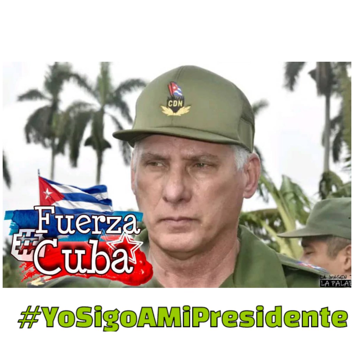 @JuanRene61 @reinaldo8501011 @ReneAle79055826 @MilyLop23245286 @ValleHayla @DraBettyCY @RiverosGloria @LiangFuentes @america_eterna @DiazCanelB @MildreyQuintan3 #FuerzaCuba, junto a @DiazCanelB #CubaViveYTrabaja, #SomosCuba