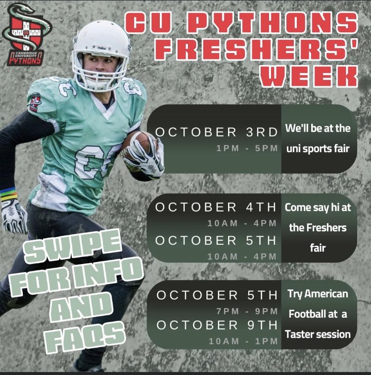 Cambridge University Pythons tweet media