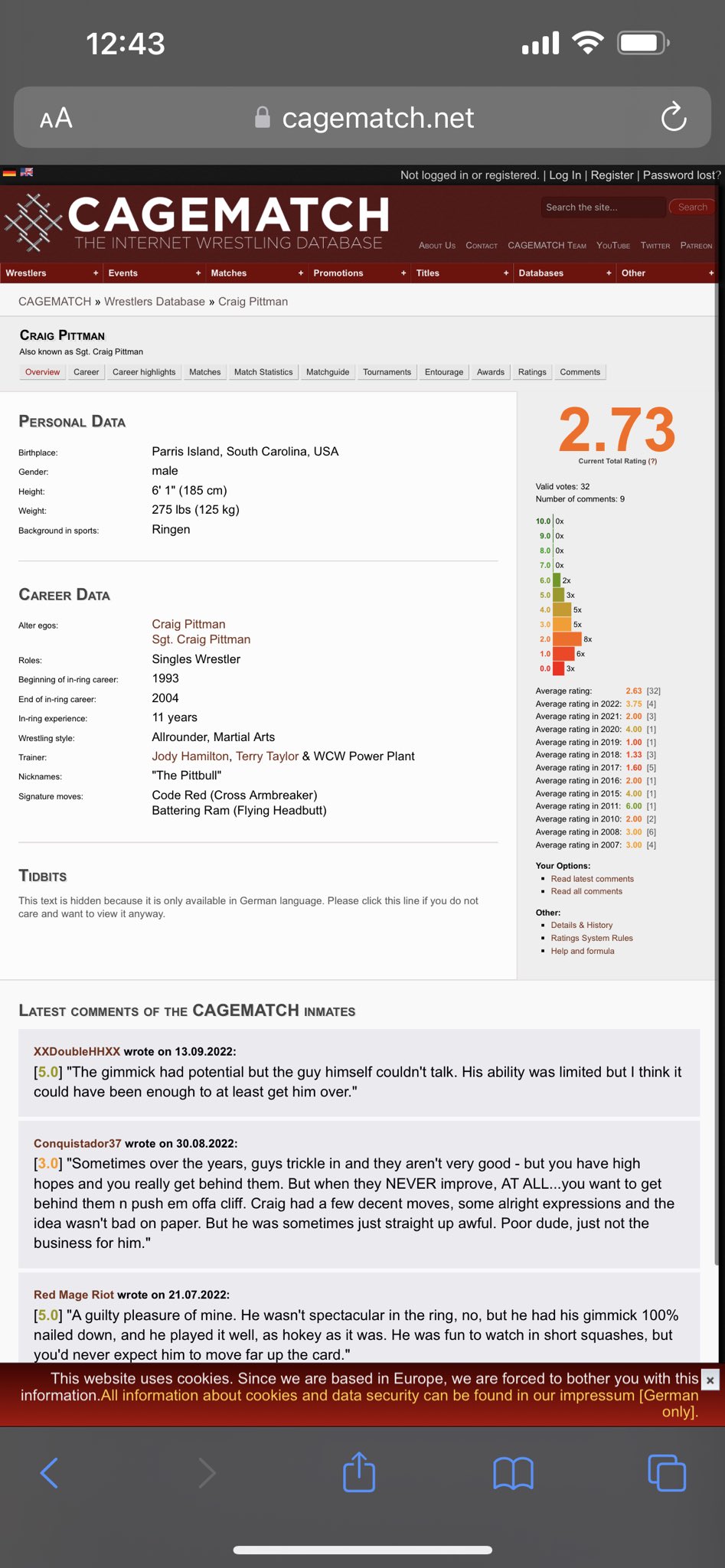 Emil On Twitter BamSullivan Cagematch Ratings Are Such Dogshit Https emil-on-twitter-bamsullivan-cagematch-ratings-are-such-dogshit-https