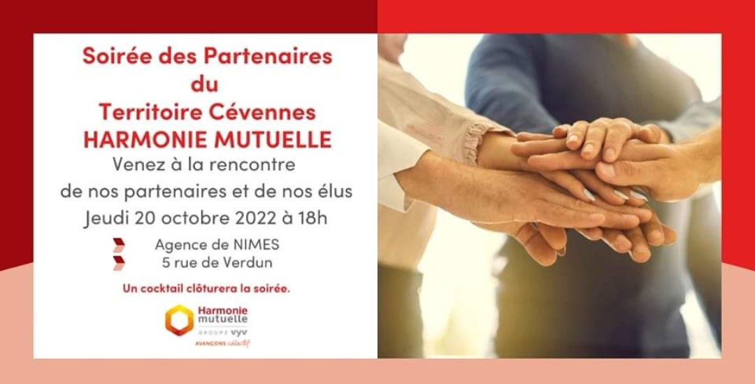 C'est avec plaisir que les élus  <a href="/hmutuelle/">Harmonie Mutuelle</a>  Territoire #Cévennes     #Gard - #Lozère invitent leurs partenaires associatifs afin de présenter leur structure et les actions sur le terrain. #mutuelle #sport #culture #associations #nîmes