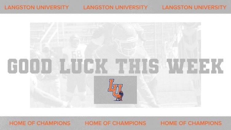 Langston showing love on game day 🧡 @LangstonLionsFB