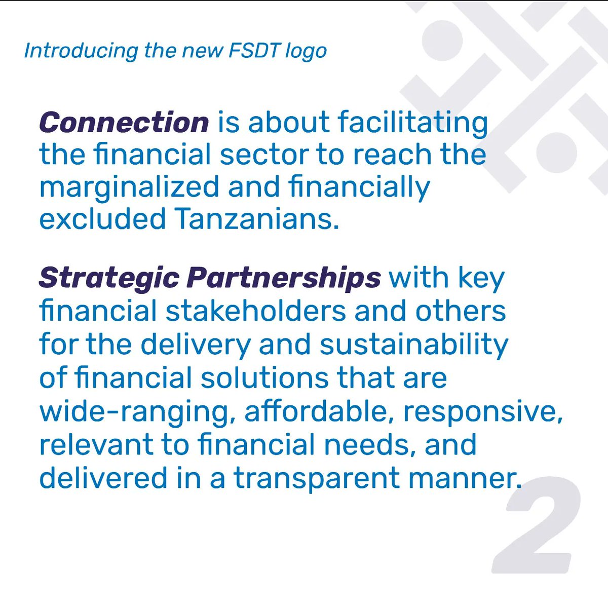 FSDTanzania's tweet image. Introducing the new FSDT logo. 
#FSDTanzania #Beyondaccess 

Scroll left to see more