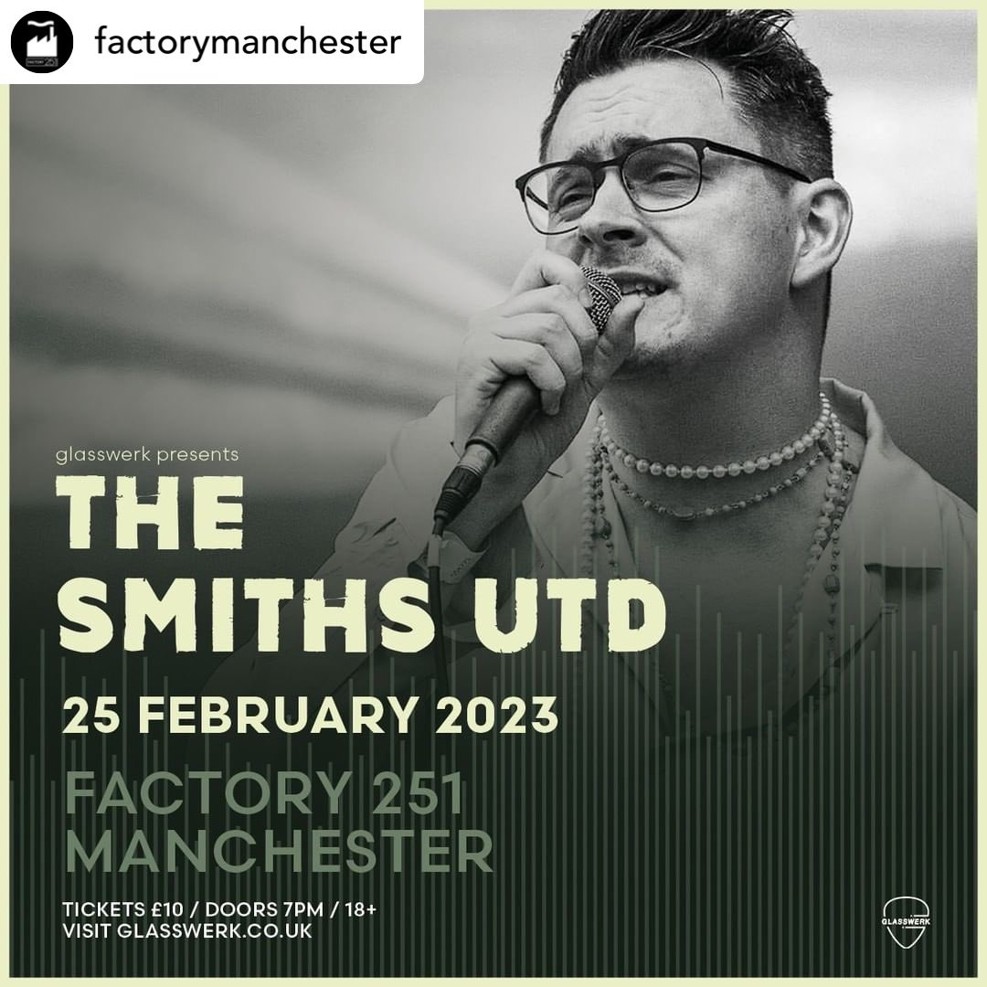 TheSmithsUtd's tweet photo. We play #factory251 Manchester in February! Top venue! πΈππΌ #thesmiths #thesmithsutd #thischarmingsound https://t.co/2ITfokrcpP