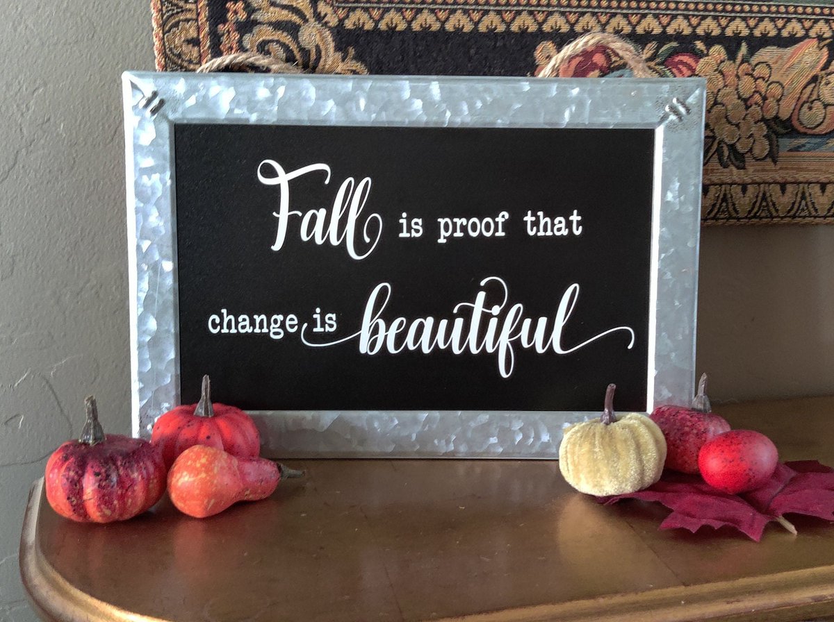 Excited to share the latest addition to my #etsy shop: Fall Chalkboard and Vinyl Sign, Farmhouse Style Sign, Fall Decor, Autumn Art, Wall Decor, Framed Wall Art etsy.me/3Cn0Tfv #black #thanksgiving #rectangle #no #silver #framed #countryfarmhouse #farmhousesign