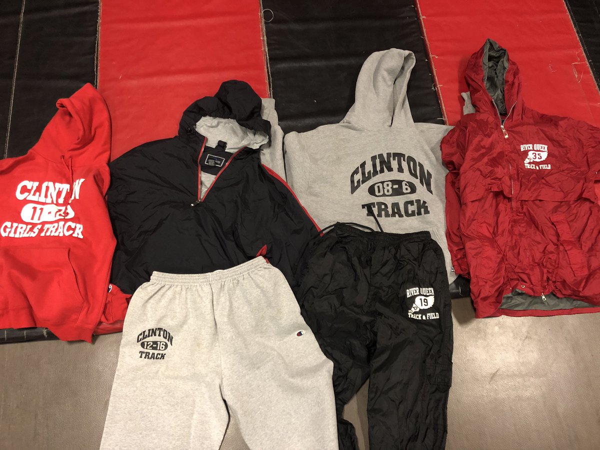 We are selling vintage track gear tonight at the Homecoming Game! 1 item for $5 or 3 for $10. Proceeds support CHS Boys and Girls Track!