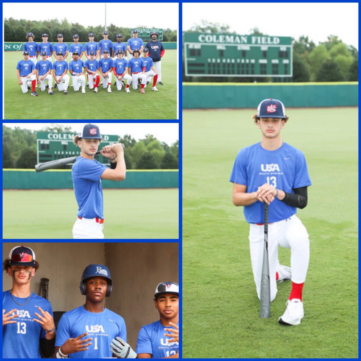 SocialKennel's tweet photo. So proud of @13Leche for representing his state, region, family, and country with such determination. #NG13 #USAbaseball https://t.co/qYbAnxTaII
