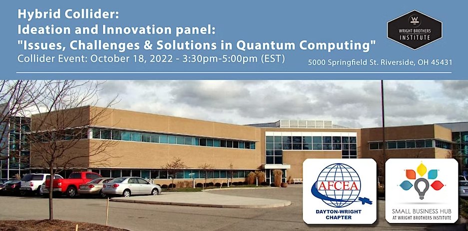 DWAFCEA's tweet photo. A must attend event coming to you on October 18, 2022 - 3:30pm - 5:00pm (EST).

There is no cost for this event, however, you must register (https://t.co/QIWK8ROfRf 

This event is brought to you in partnership of your Dayton Wright Chapter of AFCEA and the Small Business Hub ... https://t.co/O4W1nhKkgV