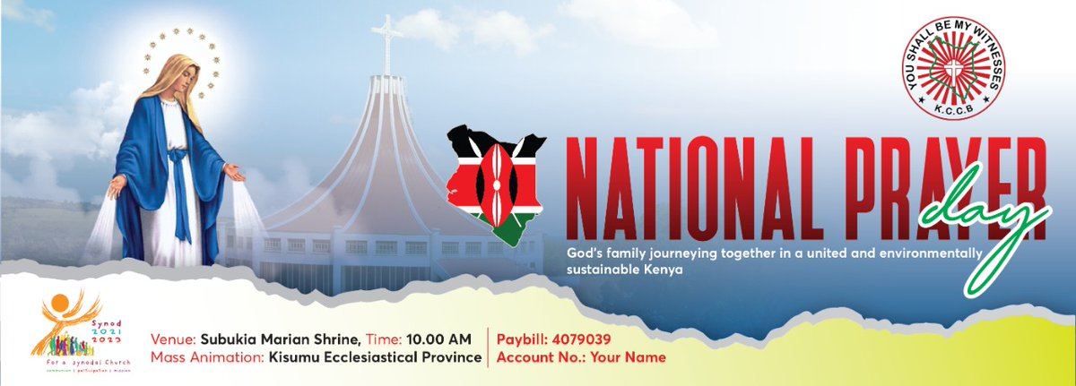 cdohb's tweet photo. National #Prayer Day 2022 (Subukia Marian Shrine)

"God’s #family #journeying #together in a #united and environmentally sustainable Kenya" https://t.co/TAsw56toAX
