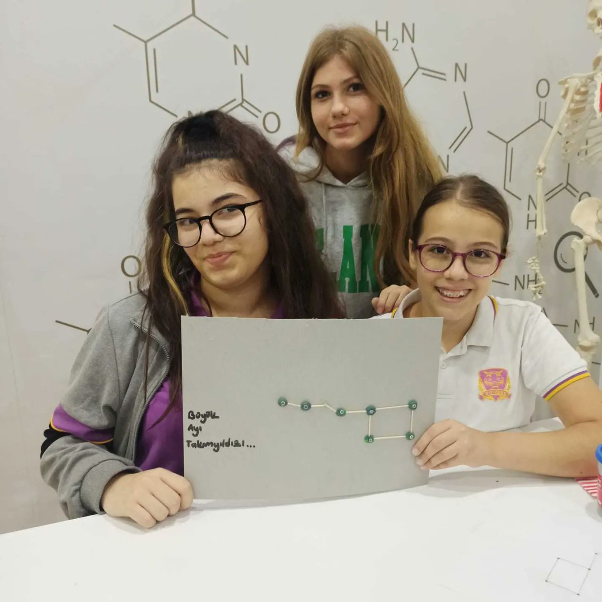 UOCalli's tweet photo. 7. Sınıf öğrencilerimiz Fen Bilimleri dersinde "Takımyıldızı" etkinliği  ile modelleme yaptılar.✨✨ 💫 #UğurluOlmak https://t.co/99Et3vOk9s