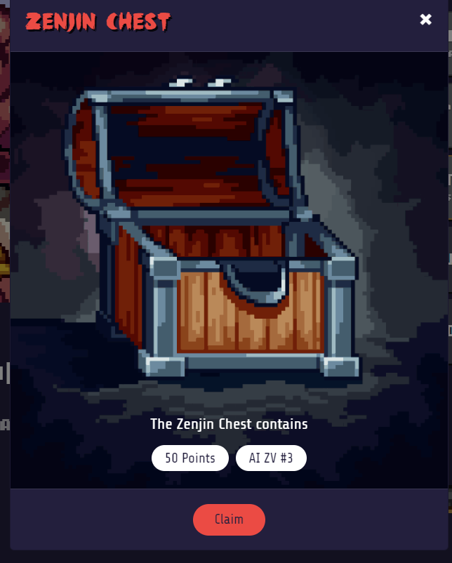 Anand18m's tweet photo. AYAY GOT MY FIRST AI ZENJIN VIPERZ FROM CHEST 🎉🎉!!
Thanks @ZenjinViperz !! 
Got some more zenjins, grab a few before floor hits 10 #ZVAGMI https://t.co/HRtYCmEcKe