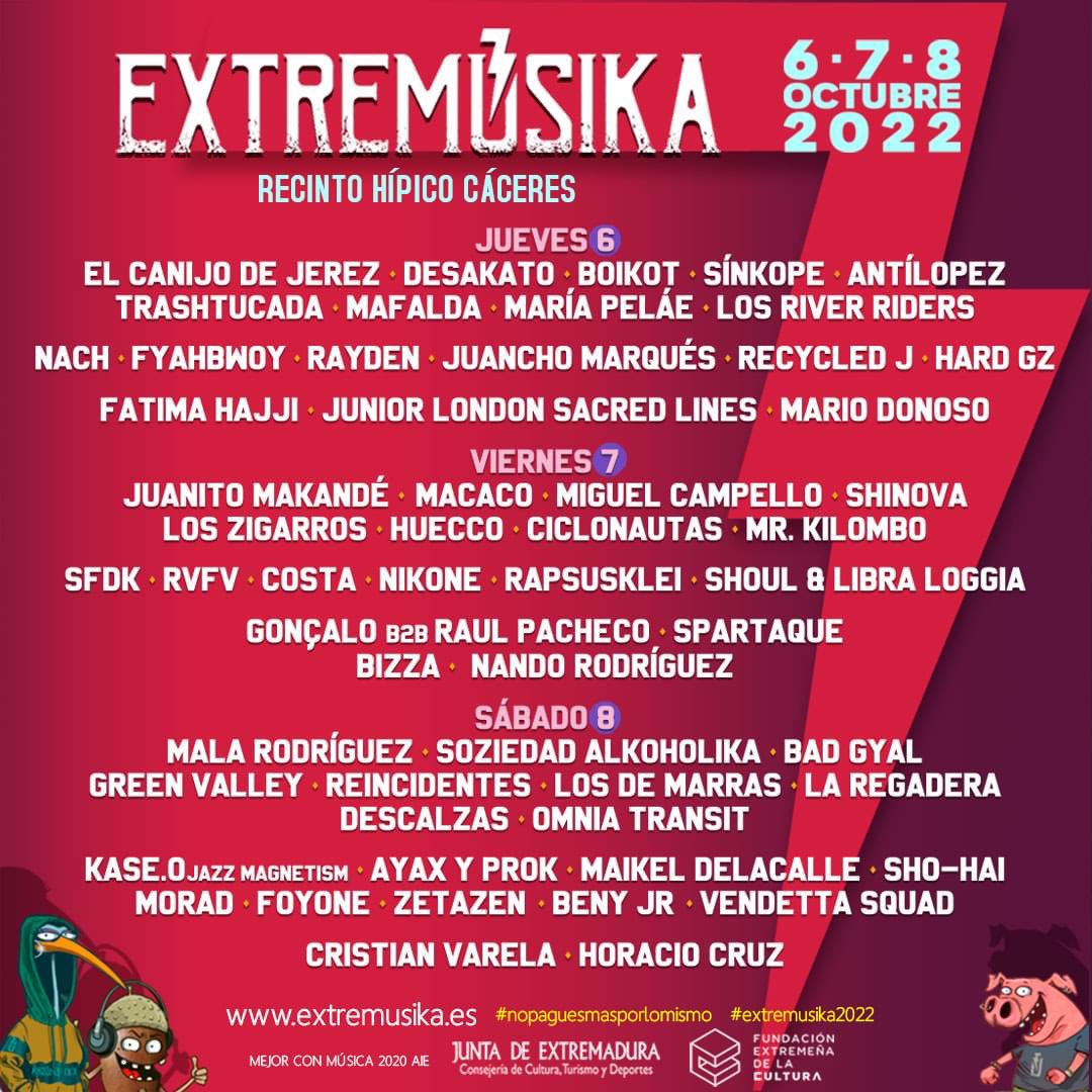 extremusica's tweet photo. Ya se están montando los escenarios para @Extremusika 2022 en @Caceres, nuestra banda Descalzas (Almendralejo) estará allí,
Más de 60.000 entradas 🎟 vendidas y no se prevé ni gota de lluvia, se va a liar pardísima!! https://t.co/HY0Zy9QqlA