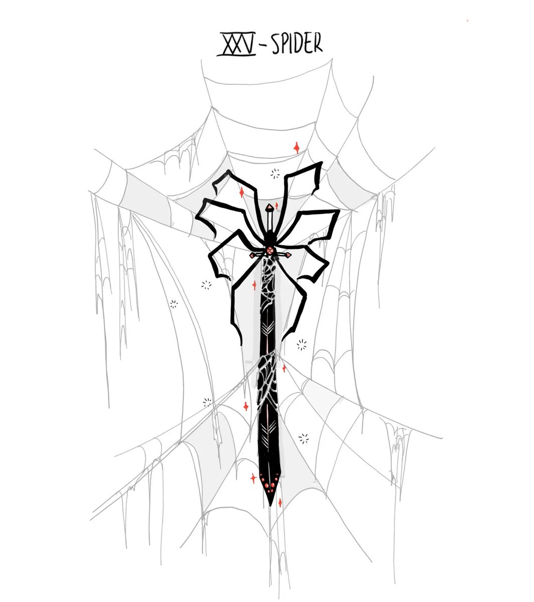「25. Spider - 26. Wooden#swordtember2022 」|Lini🌙のイラスト