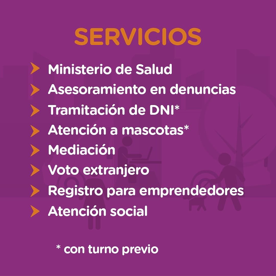 Te esperamos este martes 4 y miércoles 5/10 en Plaza Vélez Sarsfield para realizar tus trámites de forma ágil, sencilla y cerca de su hogar🏡📝

*Recordá sacar tu turno para la realización de trámites de DNI y de Mascotas de la Ciudad ✅