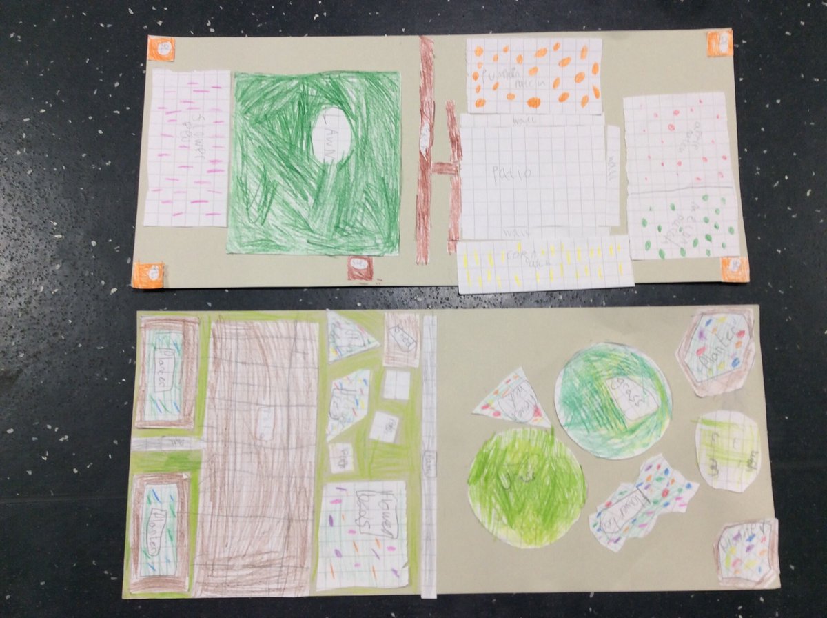 GlencoatsPS_'s tweet photo. As part of #MathsWeekScot P6/7 worked together in groups to complete the ‘I’m a landscape gardener’ challenge. We had to use a ratio, work out specifications and design a garden. Here’s are our results! I’d love my garden to look like any of these!! Brilliant!
#ShowYourWorking https://t.co/pImjBpditB
