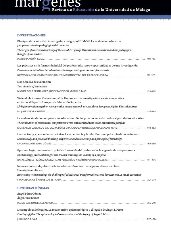Márgenes Revista de Educación tweet media