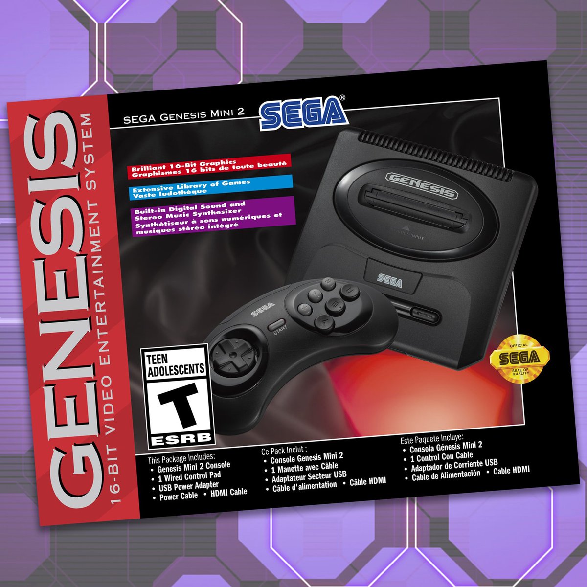 SEGA's tweet photo. For Canadian residents who want to order a SEGA Genesis Mini 2, you can now create an Amazon Japan account and make a reservation here: https://t.co/y7XypaK9mM 

Thank you for your patience! https://t.co/ffnBaqv2gf