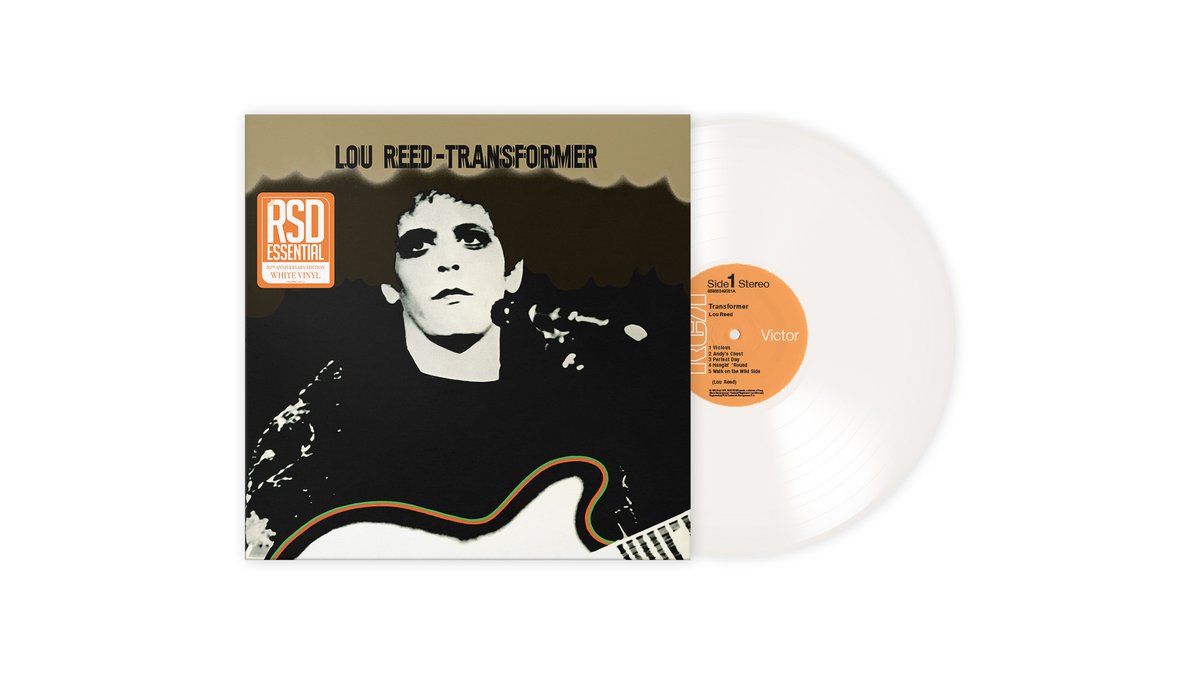 On the cusp of its 50th anniversary, Transformer is being reissued in a special white vinyl 'RSD Essential' edition on October 28. You can preorder or find a record store local to you at loureed.lnk.to/transRSD