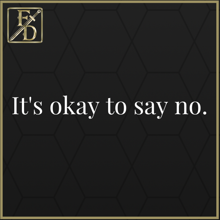 ✨ Affirmation #35

🚫 Setting boundaries is super important in the pursuit to loving yourself.  

#FightingDemonz #NFTcollections #NFTdiscord #NFTcommunity #NFTartist #MentalHealthMatters #MentalHealthAwareness #BNB #WeFight