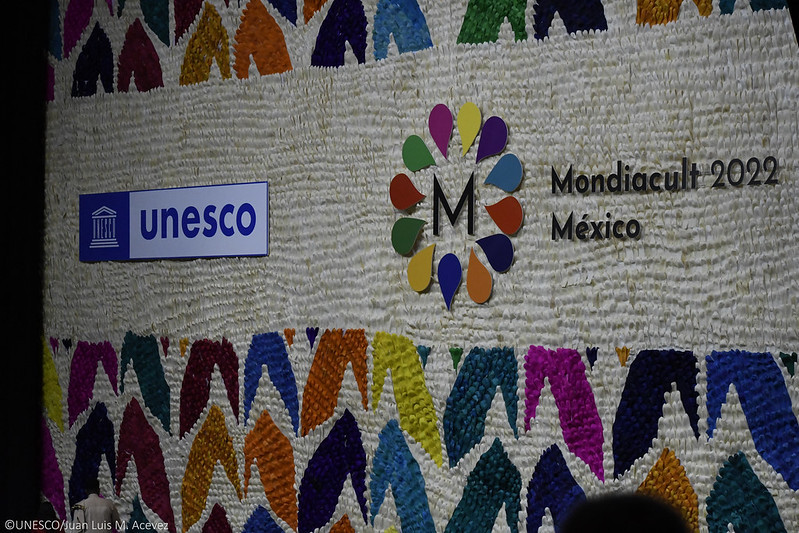 UNESCO's tweet photo. What once was considered a farfetched dream, has now become a reality.

A historic leap for culture at #MONDIACULT2022 has solidified culture as a global public good where 150 States unanimously adopted an ambitious Declaration for Culture.

Learn more: https://t.co/rFTnNfnzo4 https://t.co/okP1KXe1z1