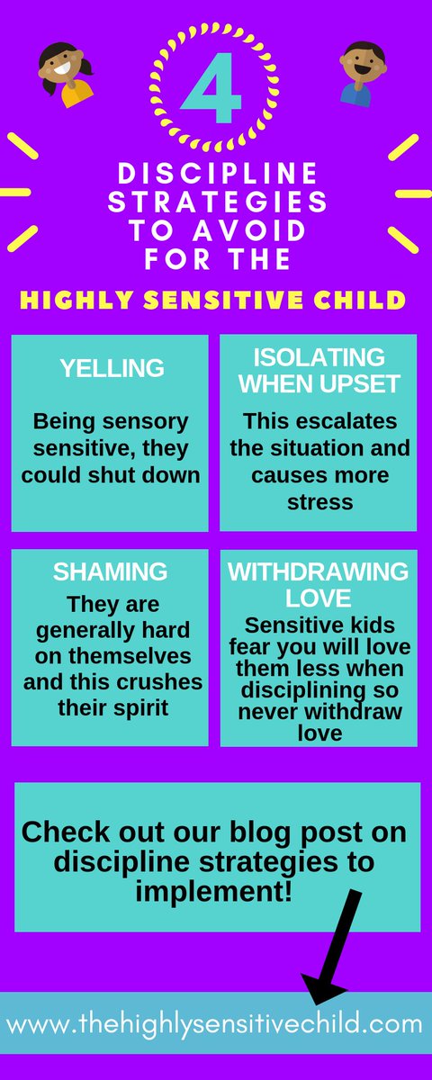 sensitivekids1's tweet photo. What should you avoid when disciplining a highly sensitive child?  https://t.co/RW8WS5fIpl
#disciplinetips #disciplinestrategies #parenting #hsp #highlysensitive https://t.co/J0TUaeQr5K