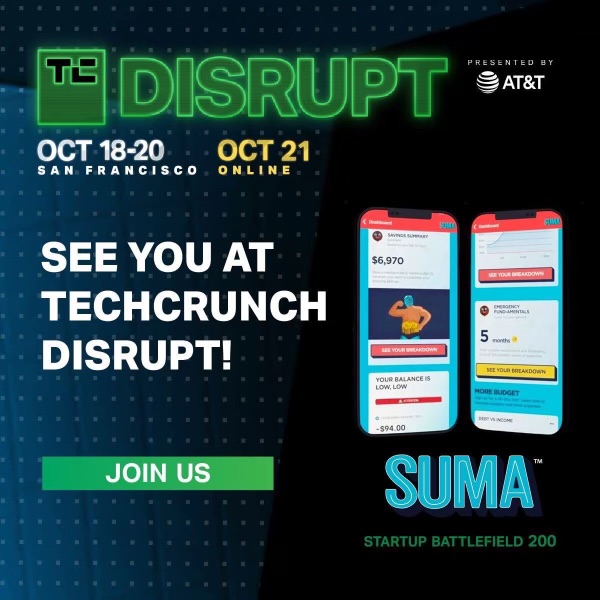 sumawealth's tweet photo. Familia we are so proud &amp; excited to announce that we made the #StartupBattlefield cut! 🤩 

Thousands applied &amp; we’re one of only 200 startups chosen to exhibit at #Disrupt2022! Come see &amp; cheer us on at the show 10/18-20! Get discounts on passes here! 👉 https://t.co/6HkAHgndLk https://t.co/Q7JJ2HNPjO
