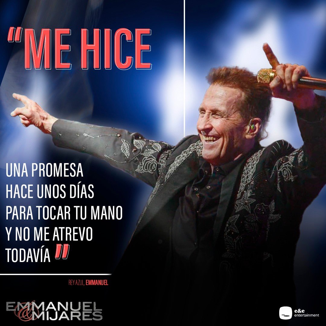 ¡Jamás nos cansamos de este tema! #ReyAzul de <a href="/EmmanuelOficial/">Emmanuel</a>  💙🎼
🎙✨¡Vive el espectáculo! Emmanuel &amp; Mijares  regresan a Puebla con #TworAmigos 🎙✨
🎟BOLETOS YA A LA VENTA en blackticket.com.mx 
🗓18 de febrero 2023 | ⏰8:29 pm |📍 Auditorio Metropolitano Puebla