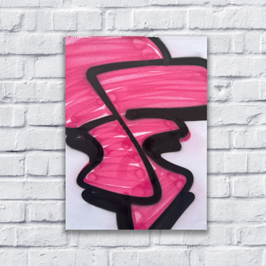 New IF pieces! Hand painted on art paper, multiple variation in different colours. Come down to the gallery to check them out.