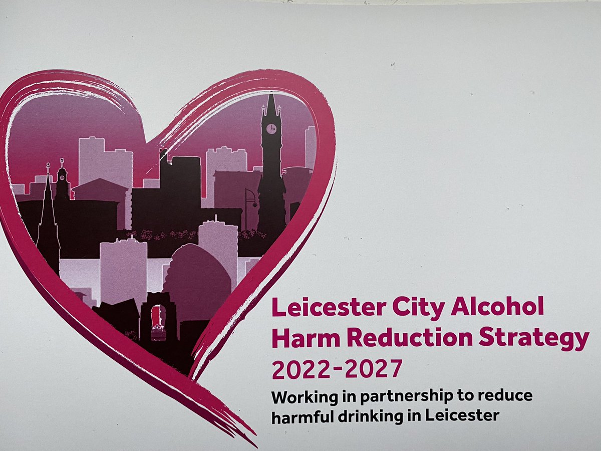 #alcoholstrategy - met passionate people wanting real change for their diverse population at Leicesters Alcohol Harm Reduction Strategy Launch. Little mention of gaps in services, unmet needs, inequalities & provision for underrepresented groups @leicsrecovery 
@Leicester_News 
1