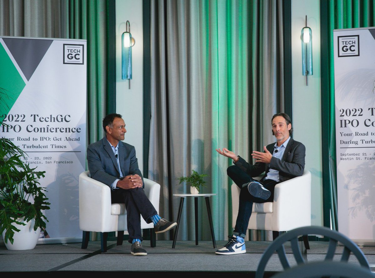 FenwickWest's tweet photo. Last week, Fenwick’s Michael Brown and Ran Ben-Tzur joined GCs and CLOs of high-growth tech companies and VC firms at @techgc_co's IPO Conference. Sharing insights on #IPO best practices, both lead sessions discussing current issues and market conditions.

📸: @techgc_co https://t.co/yweYhQBECu