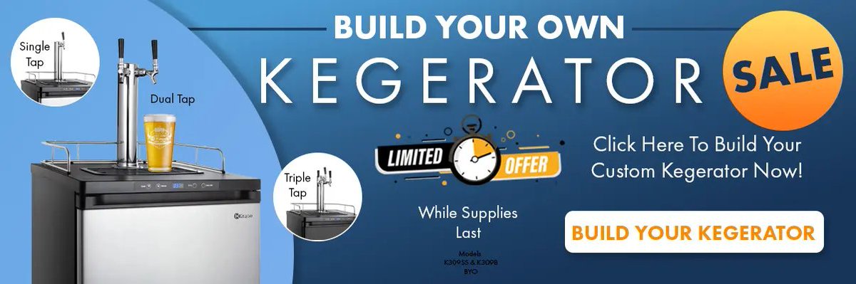 beveragefactory's tweet photo. BUILD YOUR OWN KEGERATOR - LIMITED TIME SPECIAL! 😍 Do you have the kegerator of your dreams in mind? 💭 It’s time to make that dream come true! Build your own starting at $688! https://t.co/VAEI4J6Uch
#beeroclock #beers #beerlover #BeerDays #homebrew #HappyHour #FridayVibes https://t.co/vv7of6KJYA