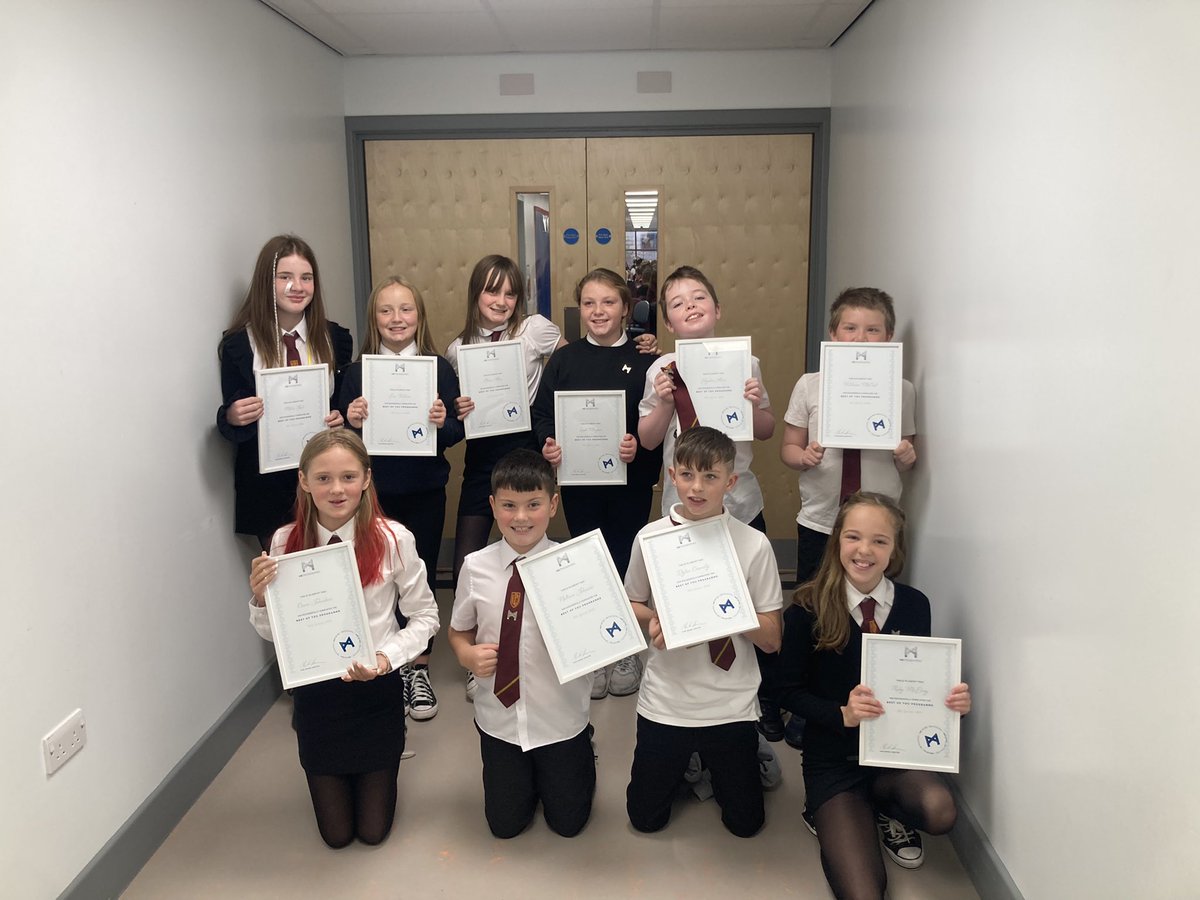 keltyps's tweet photo. This group of P7 pupils graduated from the Best of You programme today. An emotional and thought provoking day for all involved. Extremely proud of these young people and their achievements after a week of hard work and self-searching @MBProgramme 🙏🏼#teamKelty #BestOfYou https://t.co/UeB9x9SKE7