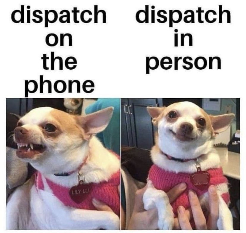 Our bark is worse than our bite! #999whatsyouremergency #Dispatchers