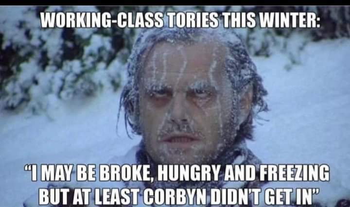 Yup. #ToriesOut84 #ToryBrexitDisaster #BrokenBritain #workingclasstoryvoters #poverty #interestrates #CostOfLivingCrisis #