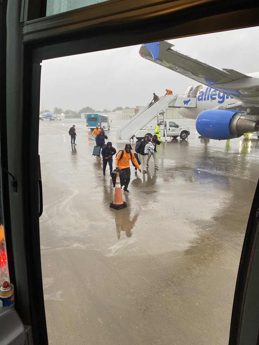 Just arrived in Charlotte… in the middle of a Tropical Storm Warning.