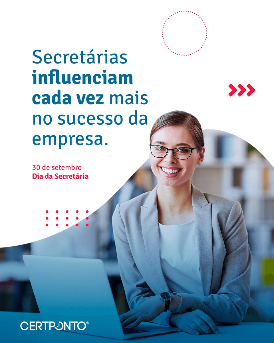 CERTPONTO's tweet image. Faça sua homenagem às secretarias que conhece!
Parabéns 👏🏻👏🏻👏🏻
#diadasecretaria #certponto